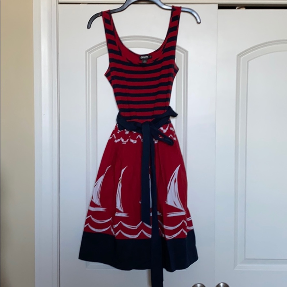 DKNY Nautical dress Sz 6